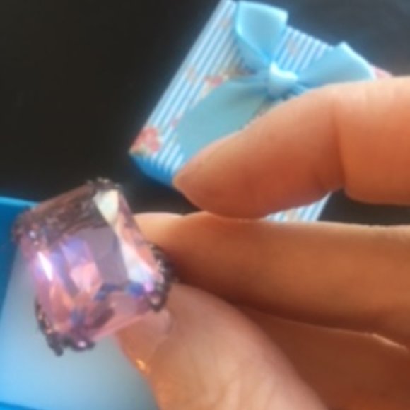 Pink Tourmaline Ring Size 5 - Picture 3 of 5